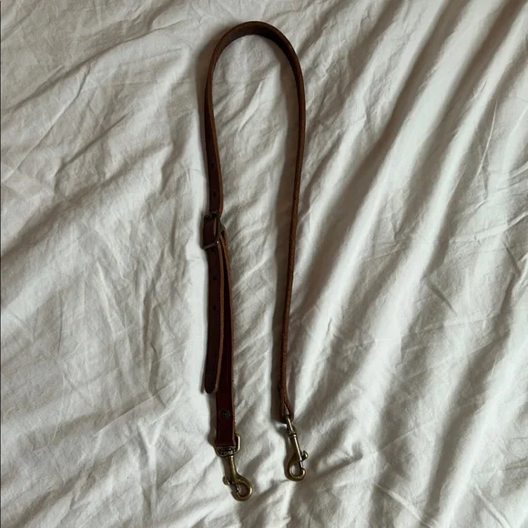 Wood & Faulk leather crossbody replacement strap - Picture 1 of 4